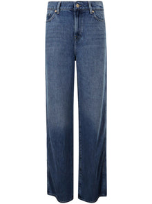  Seven Indigo blue straight leg jeans