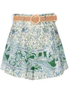 Zimmermann Ottie Tuck Linen Shorts