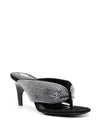 The Attico Rem crystal-embellished thong sandals