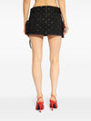 The Attico Fay denim mini skirt