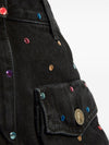 The Attico Fay denim mini skirt
