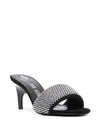The Attico Rem Mules with rhinestones 60mm