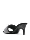 The Attico Rem Mules with rhinestones 60mm