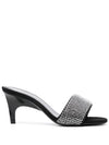 The Attico Rem Mules with rhinestones 60mm