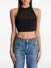 Balmain PB Labyrinth knit top
