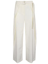 Erika Cavallini Semi-Couture Wool twill Amelia trousers