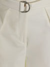 Erika Cavallini Semi-Couture Wool twill Amelia trousers