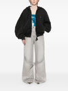 The Attico Wide-leg denim cotton jeans