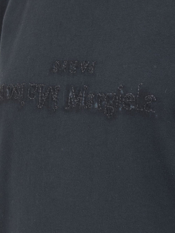 Maison Margiela Logo-embroidered cotton T-shirt