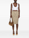 Saint Laurent semi-sheer Henley Tank Top
