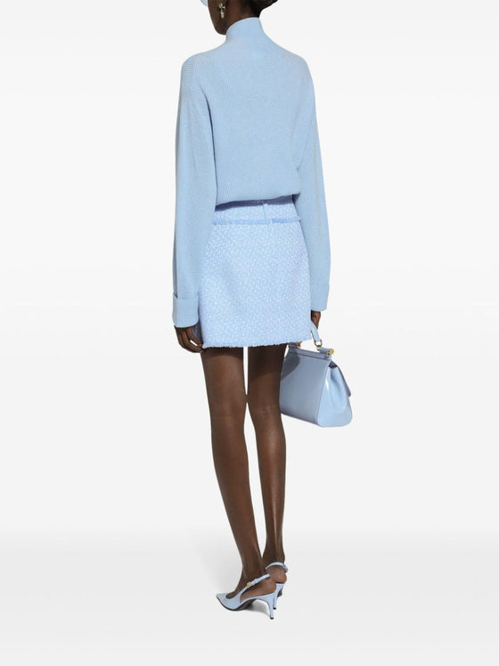 Dolce & Gabbana tweed mini skirt