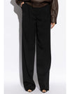 Saint Laurent grain de poudre wool trousers