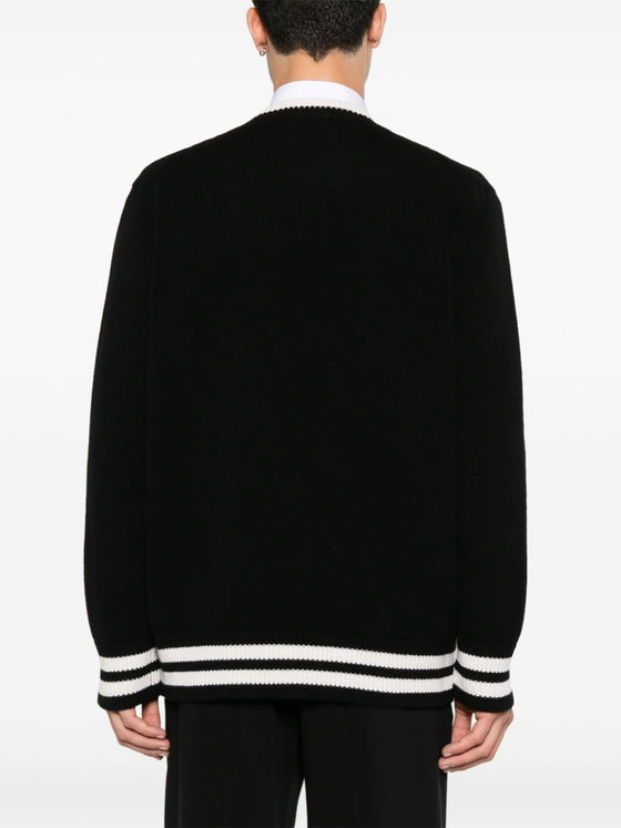 Alexander McQueen intarsia-logo Sweater