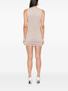 Saint Laurent Short Dress With Ruffles