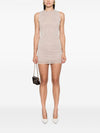Saint Laurent Short Dress With Ruffles