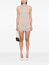 Saint Laurent Short Dress With Ruffles