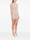 Saint Laurent Short Dress With Ruffles