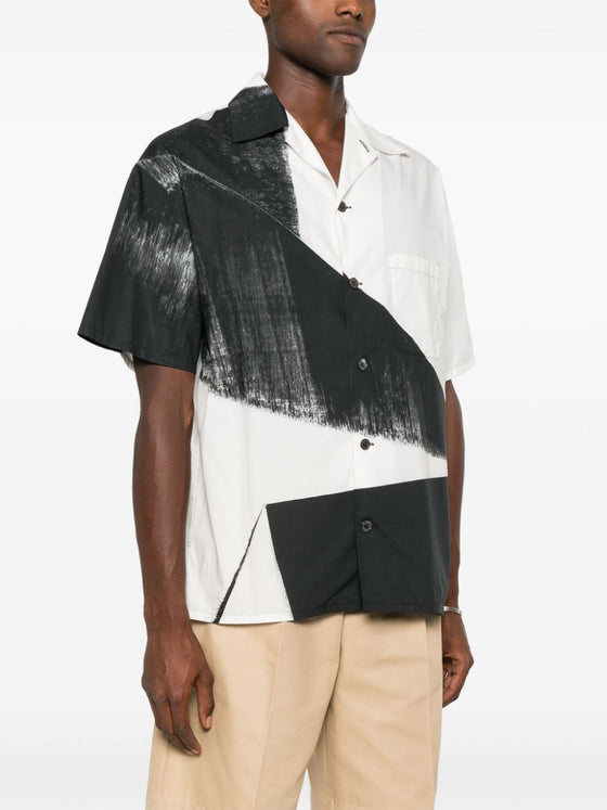 Alexander McQueen colourblock shirt