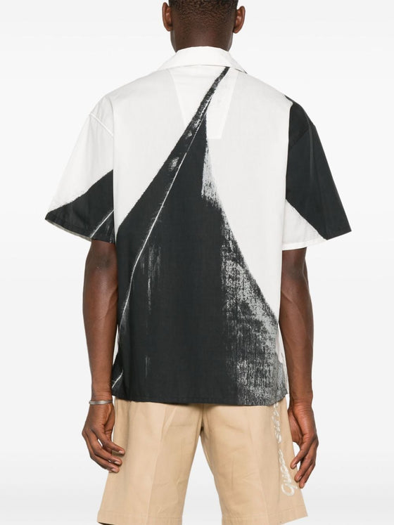 Alexander McQueen colourblock shirt