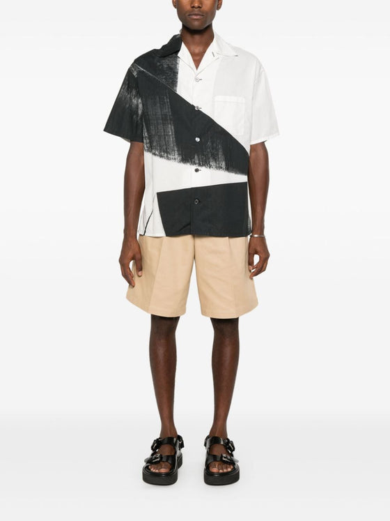Alexander McQueen colourblock shirt