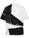 Alexander McQueen colourblock shirt
