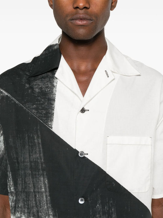 Alexander McQueen colourblock shirt