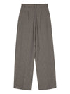 Alysi Wool blend wide-leg trousers
