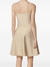 Versace Barocco jacquard flared mini dress