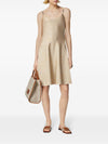 Versace Barocco jacquard flared mini dress