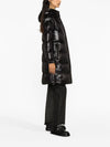 Woolrich quilted raincoat with logo patch