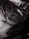 Woolrich quilted raincoat with logo patch