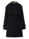 Burberry detachable-collar trench coat