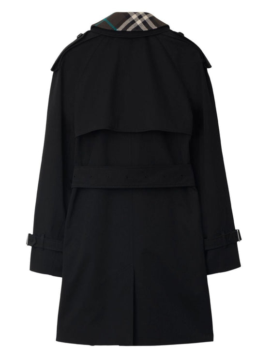 Burberry detachable-collar trench coat
