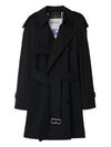 Burberry detachable-collar trench coat