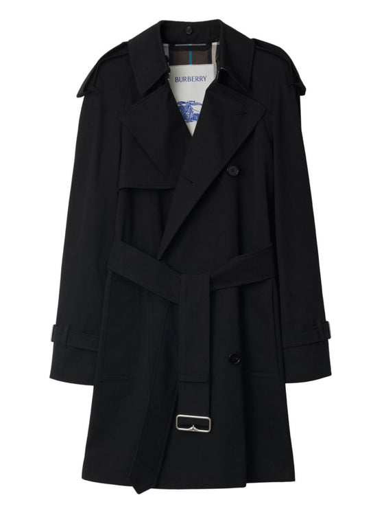 Burberry detachable-collar trench coat