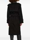 Burberry detachable-collar trench coat