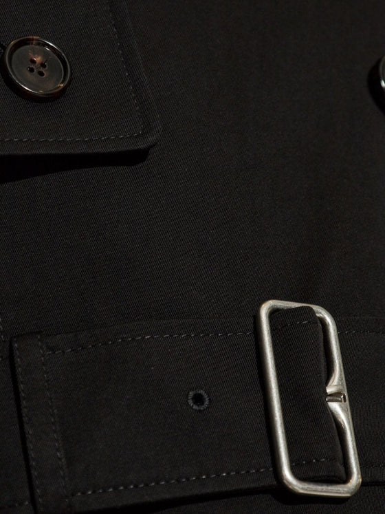 Burberry detachable-collar trench coat