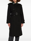 Burberry detachable-collar trench coat