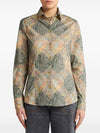 Etro Patchwork-print poplin shirt