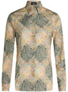 Etro Patchwork-print poplin shirt