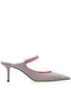 Jimmy Choo Bing Mules with Rhinestones