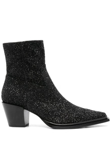  Jimmy Choo Cece Ab Glitter Ankle Boots 60mm