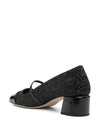 Jimmy Choo Elisa 45 Leather Glitter Pumps