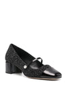 Jimmy Choo Elisa 45 Leather Glitter Pumps
