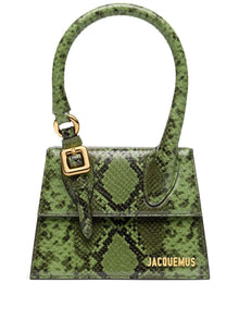  Jacquemus Le Chiquito Mini Snakeskin Bag