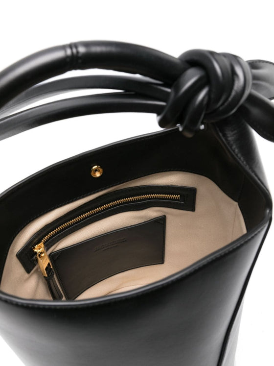 Jacquemus Le Petit Tourni Leather Bucket Bag