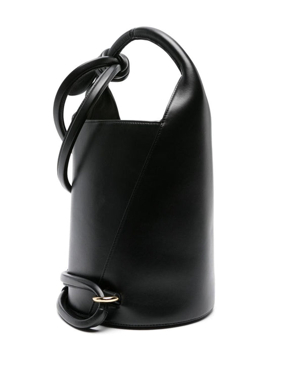Jacquemus Le Petit Tourni Leather Bucket Bag