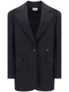 P.A.R.O.S.H. Wool single-breasted blazer jacket