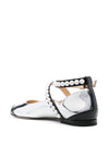 Mach & Mach two-tone ballerina shoes