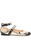 Mach & Mach two-tone ballerina shoes